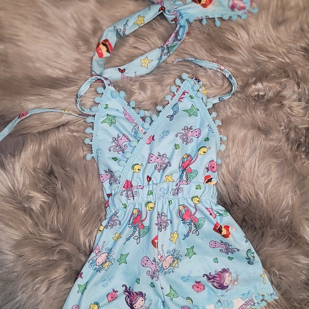 Mermaid Romper (6-12m)